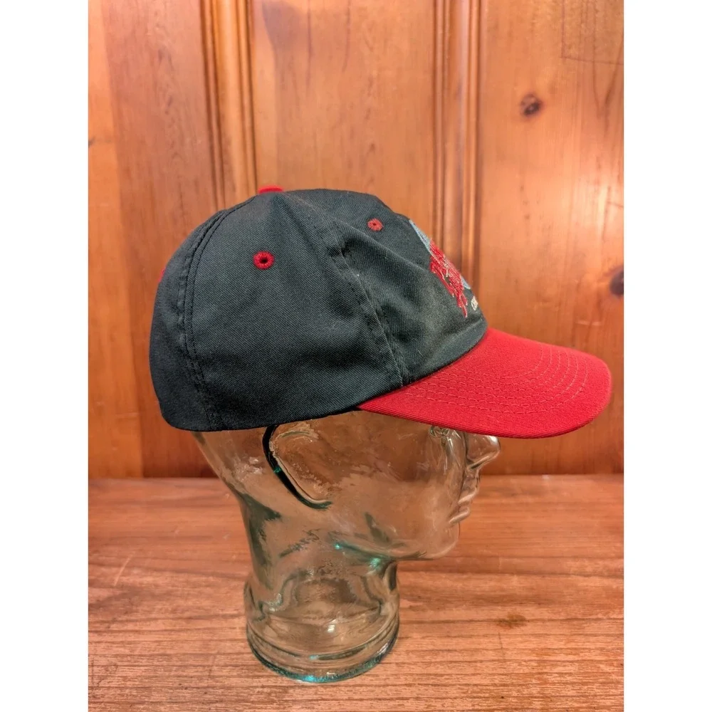Vintage 90s Planet Hollywood Chicago Embroidered Logo Snapback Hat USA Made 1099